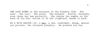 Illustration for article titled A Read On The Script From The "Playboy" TV Show